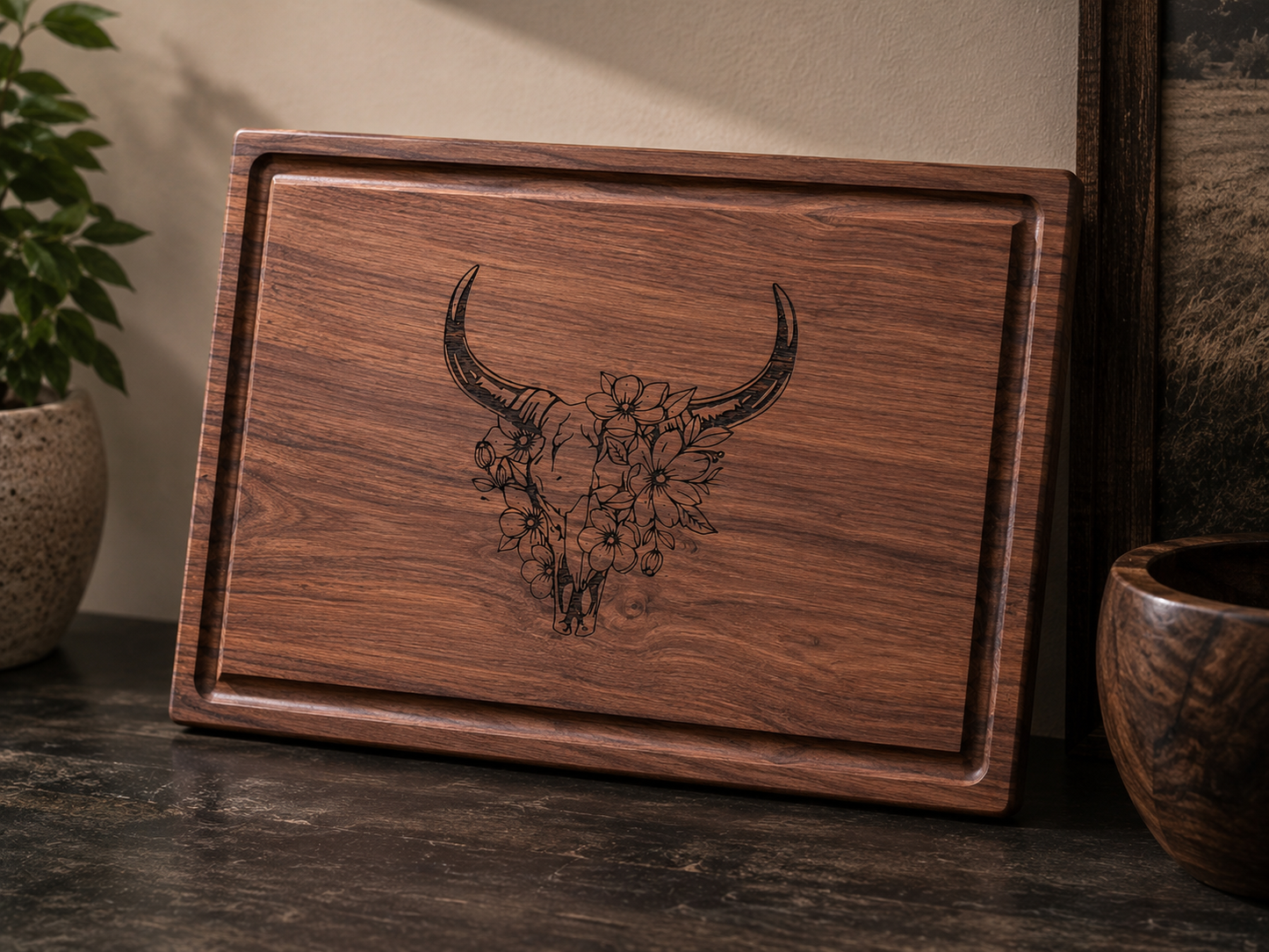 Prairie Bloom Cutting Board