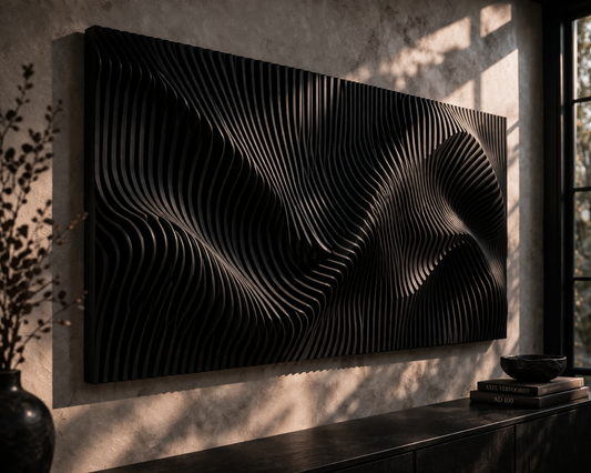 Obsidian Parametric Wall Art - 6ft x 3ft