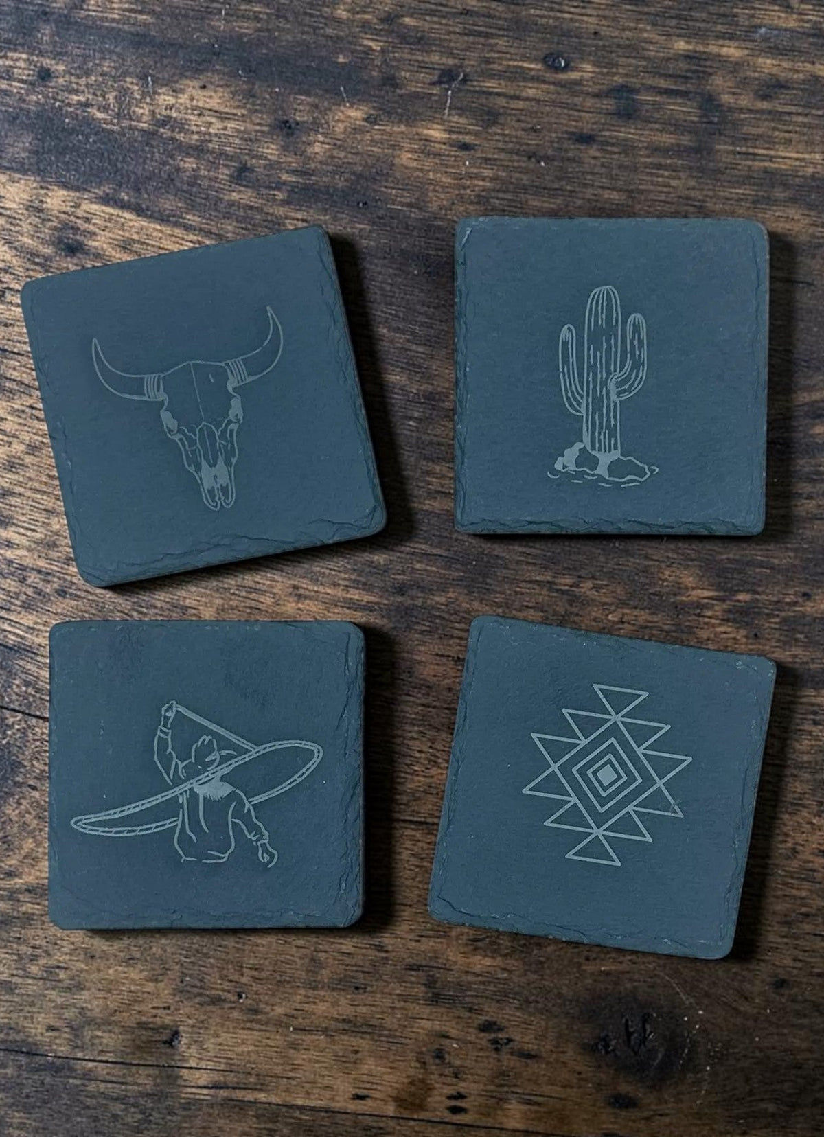 High Desert Slate Collection - Set of 4