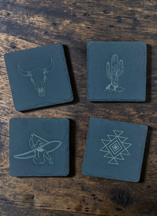 High Desert Slate Collection - Set of 4