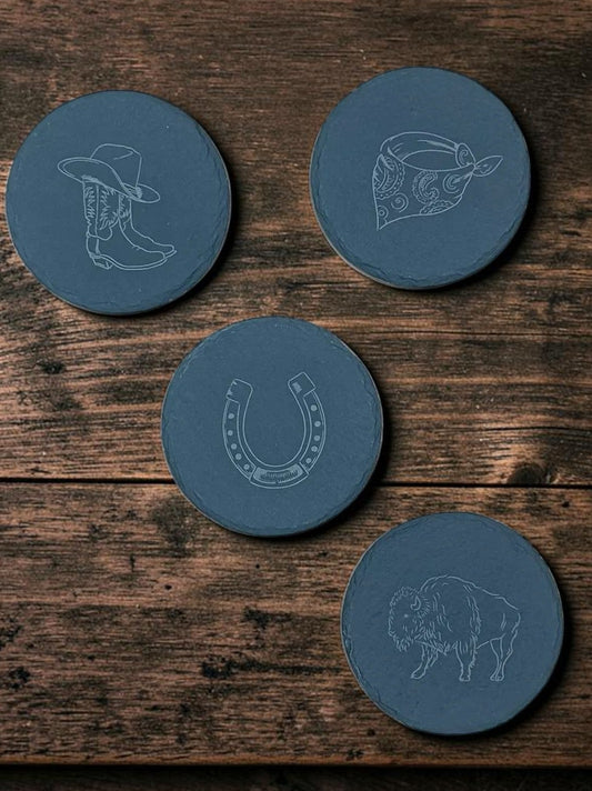 Deadwood Slate Collection - Set of 4
